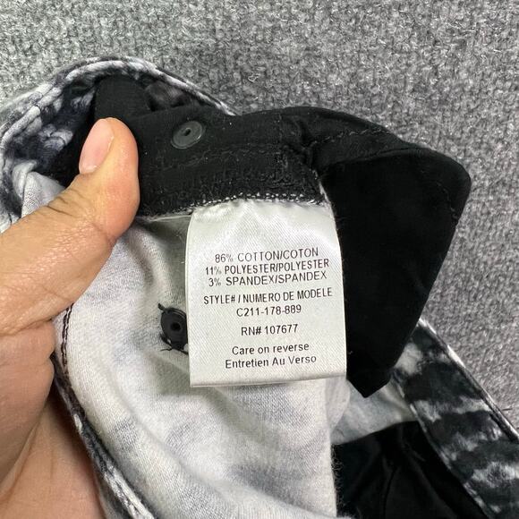 Alice And Olivia Animal Print Skinny‎ Jeans Zebra Size 8 - Picture 10 of 10